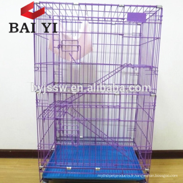 2018 vente en gros vente chaude pliage grande cage de chat